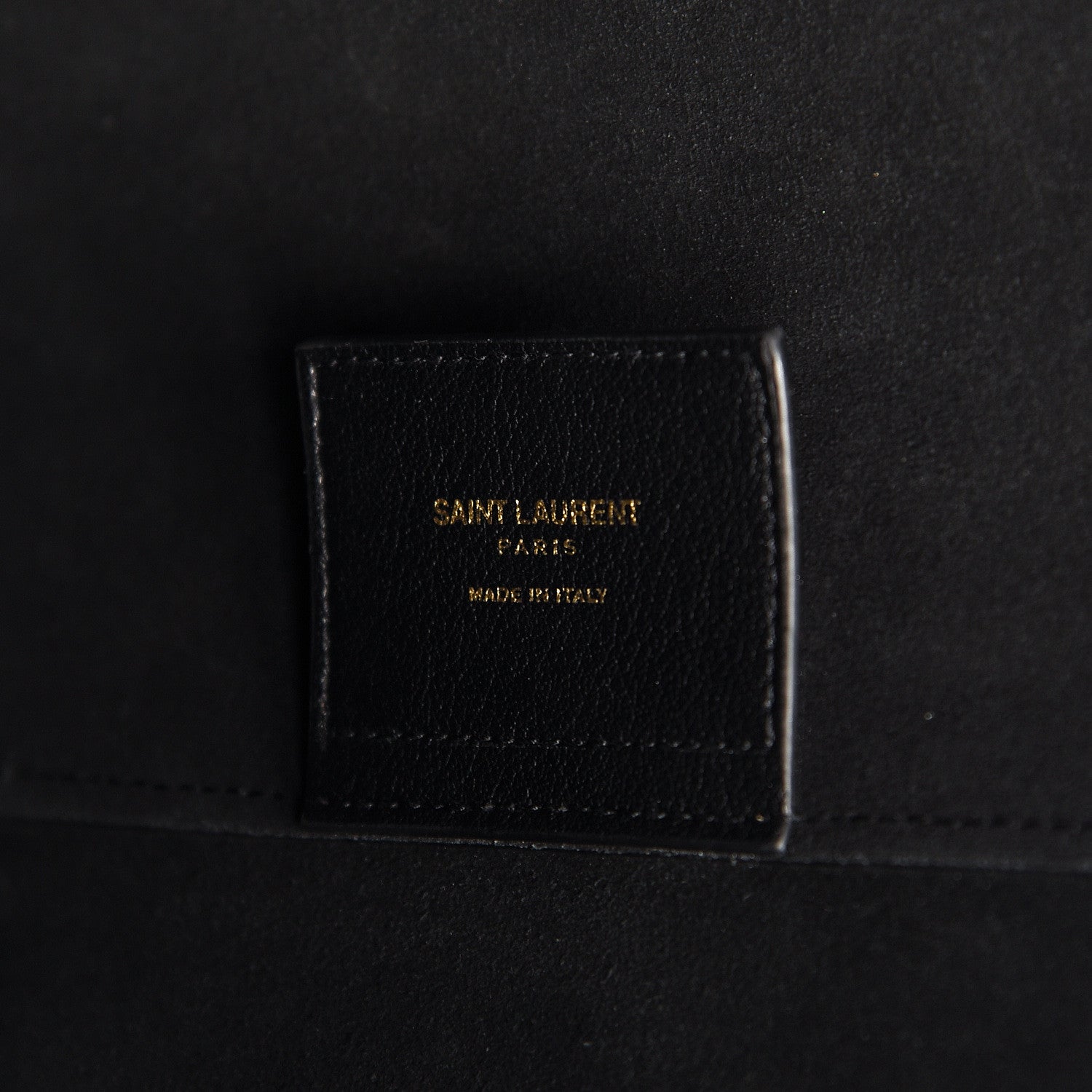 Saint Laurent Calfskin Large Shopping Tote Black 7 of 11