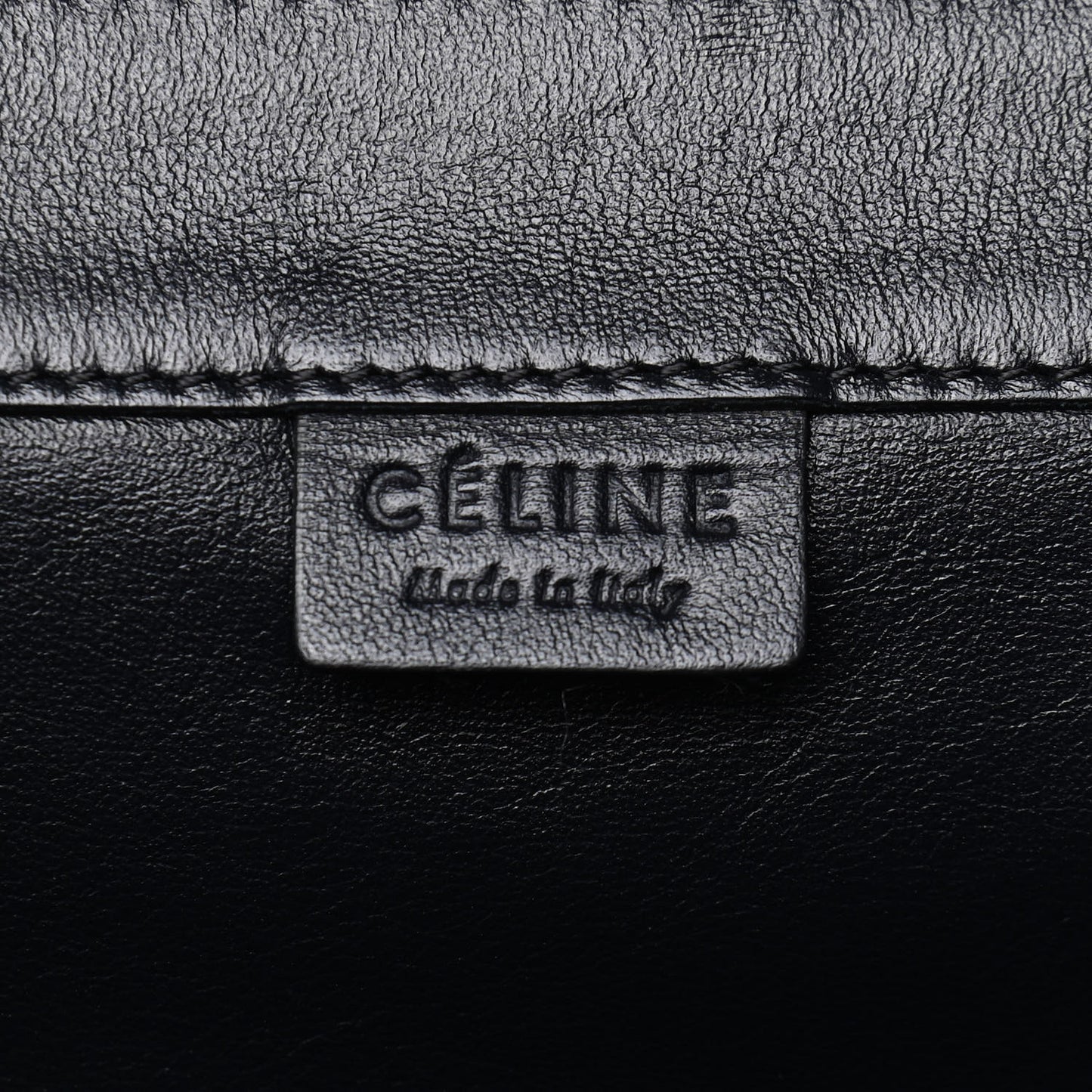 Lambskin Horizontal Cabas Dark Navy