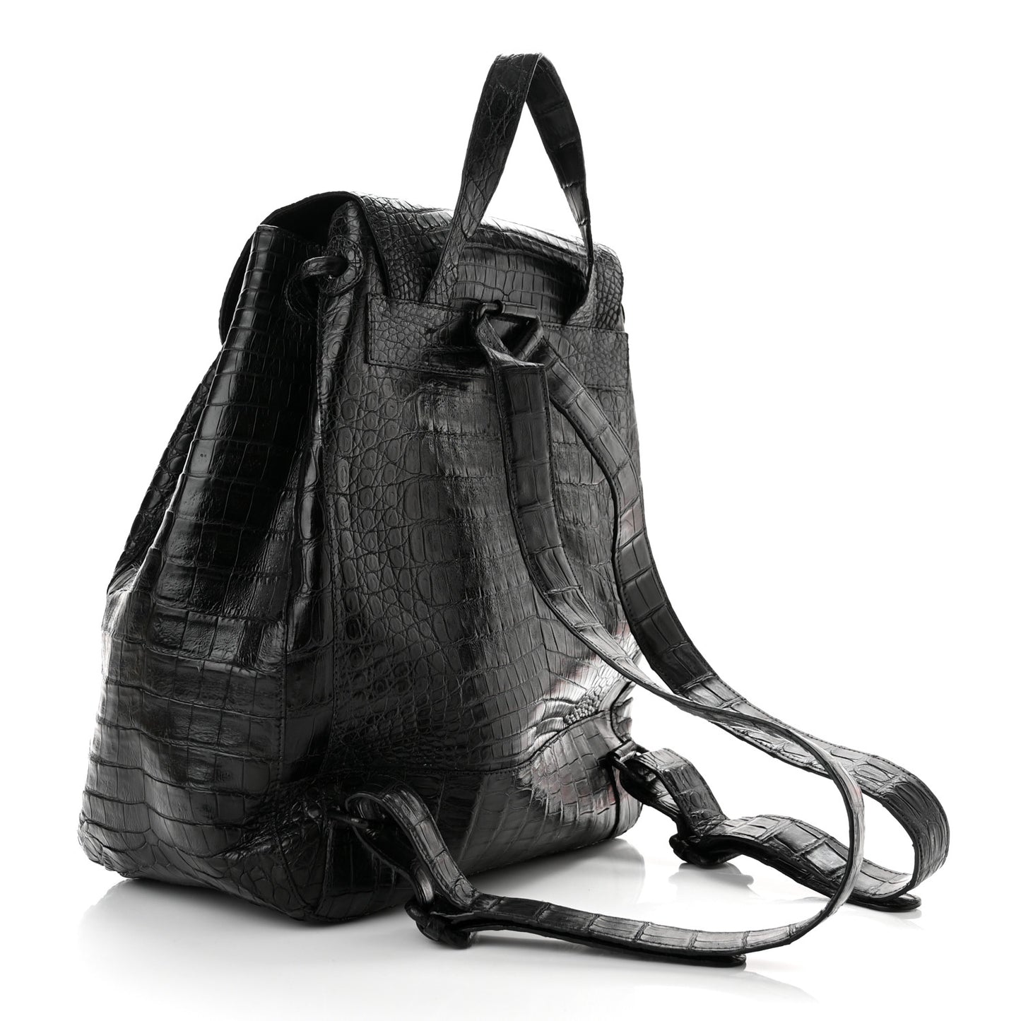 Crocodile Backpack Black