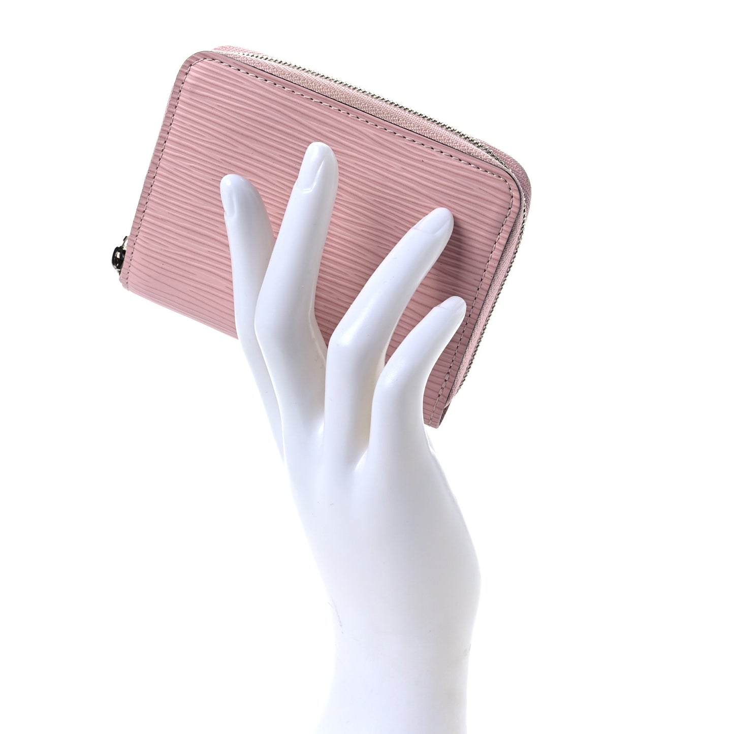 Epi Zippy Coin Purse Rose Ballerine