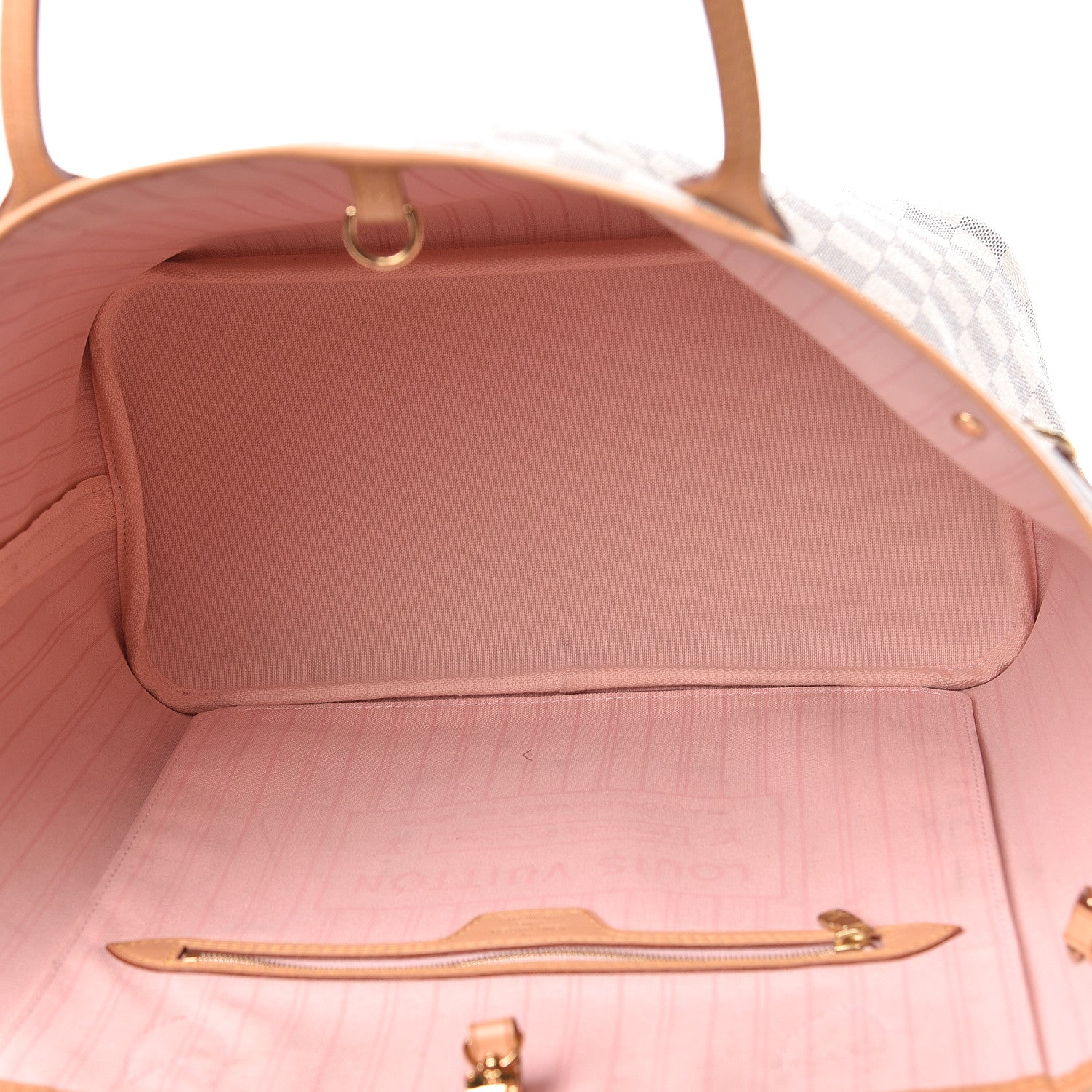 Louis Vuitton Damier Azur Neo Neverfull MM Rose Ballerine 5 of 13