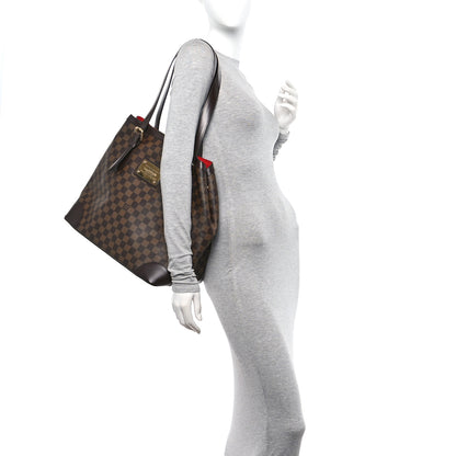 Louis Vuitton Damier Ebene Hampstead GM 2 of 11