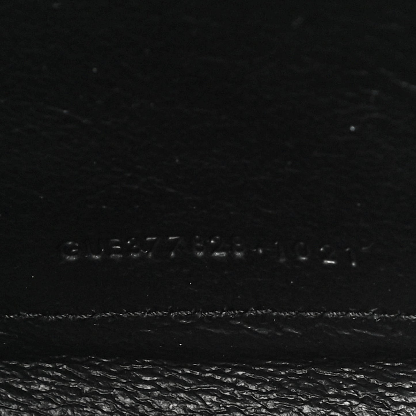 Grain De Poudre Matelasse Chevron Monogram Chain Wallet Black
