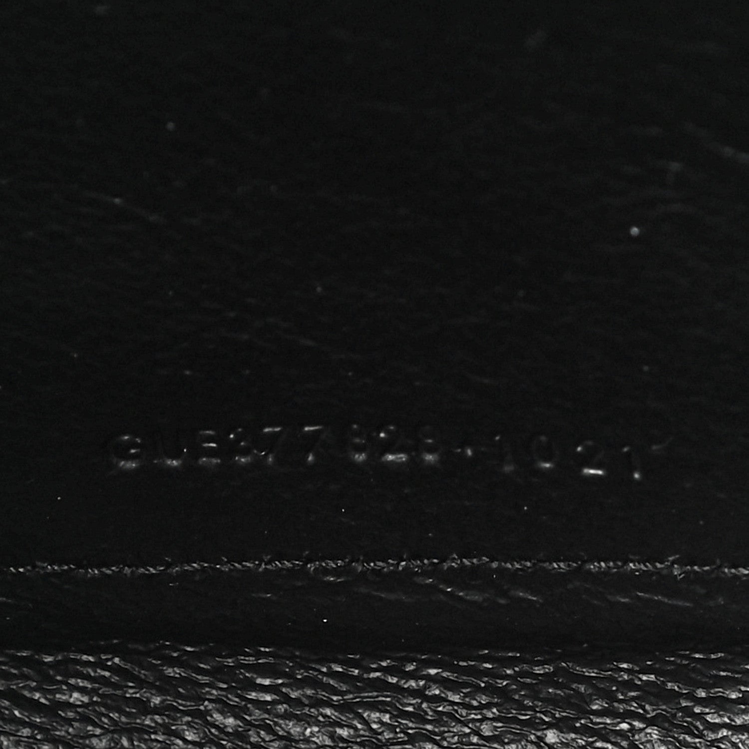 Saint Laurent Grain De Poudre Matelasse Chevron Monogram Chain Wallet Black 7 of 10