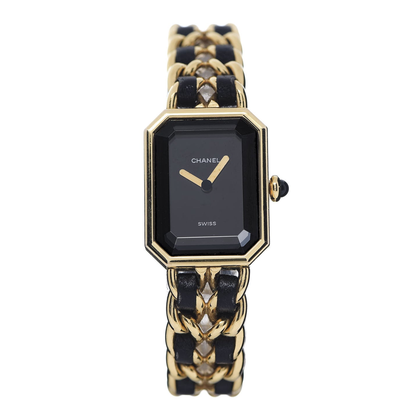 Stainless Steel Lambskin 20mm Chain Premiere Quartz Watch Gold XL