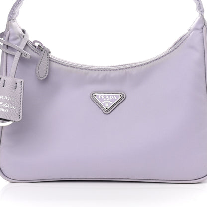 Prada Re-Nylon Saffiano Mini Re-Edition 2000 Bag Glicine 9 of 11