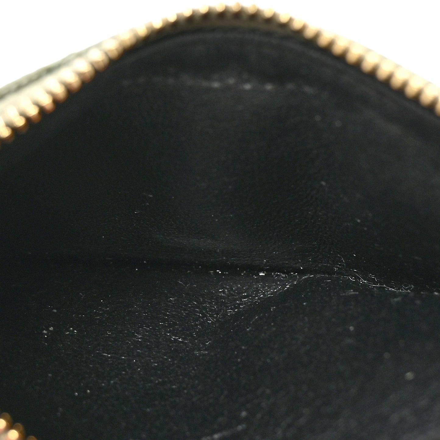 Monogram Grain de Poudre 5 Fragments Zip Pouch Card Holder Light Sage