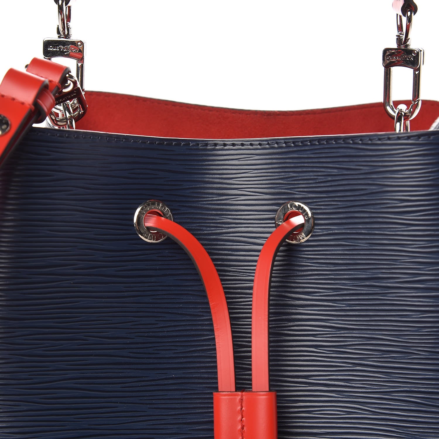 Louis Vuitton Epi Neonoe Indigo Coquelicot 6 of 11