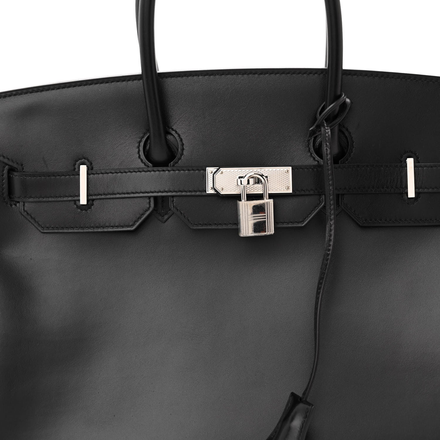 Hermes Box Guilloche Birkin 35 Black 8 of 11