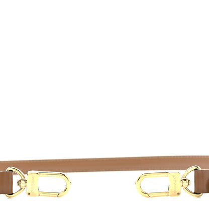 Louis Vuitton Calfskin 16mm Adjustable Shoulder Strap Brown Brown 3 of 5