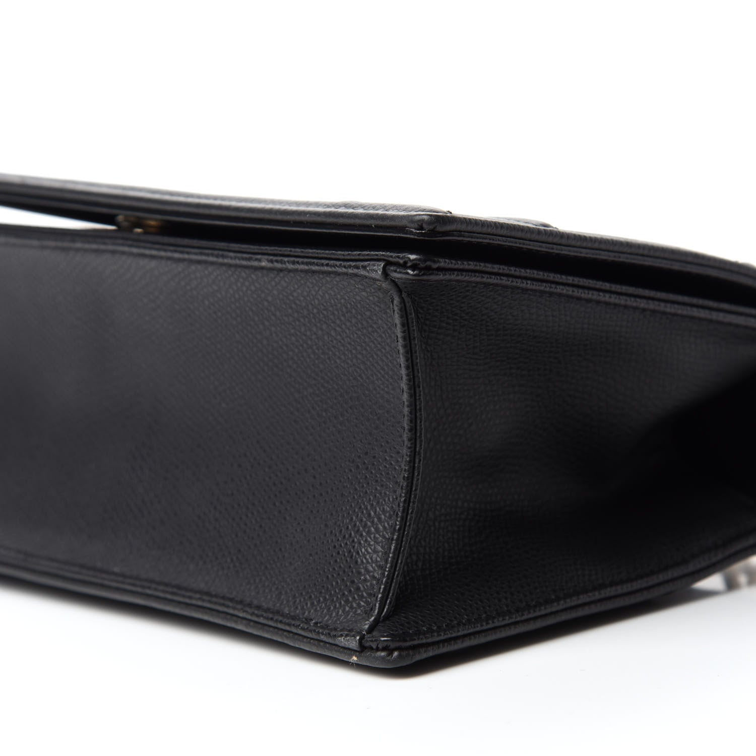 Christian Dior Grained Calfskin Small Diorama Flap Bag Black 7 of 12