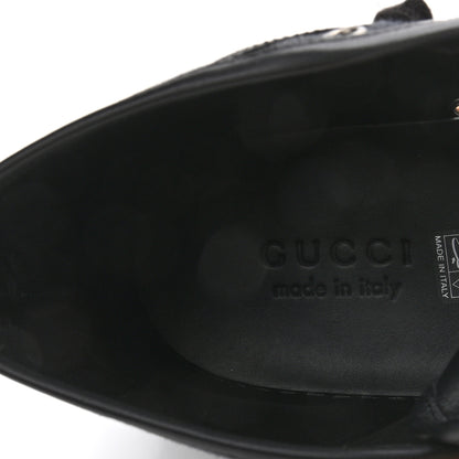 Gucci Monogram Mens High Top Sneakers 9.5 Black 7 of 8