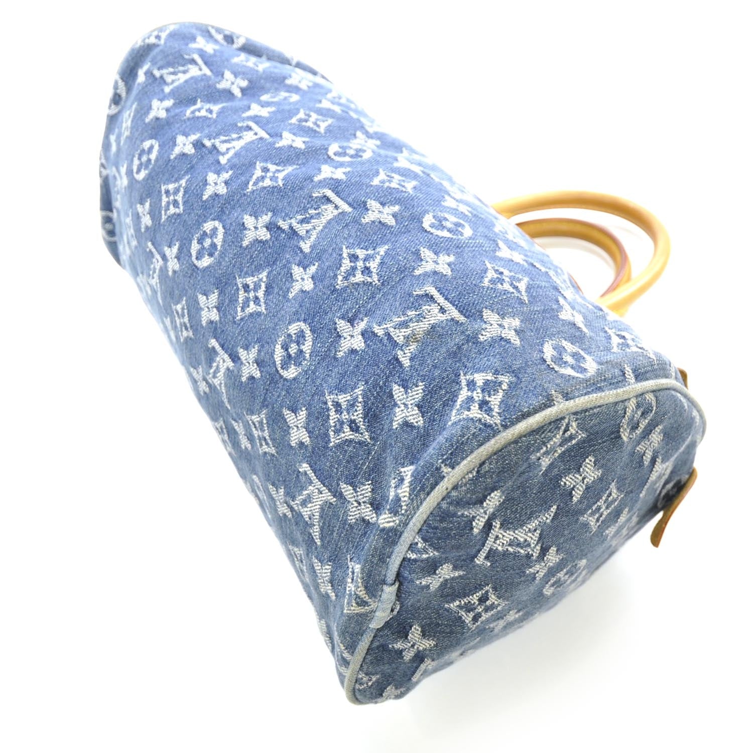 Louis Vuitton Monogram Denim Neo Speedy Blue 5 of 9
