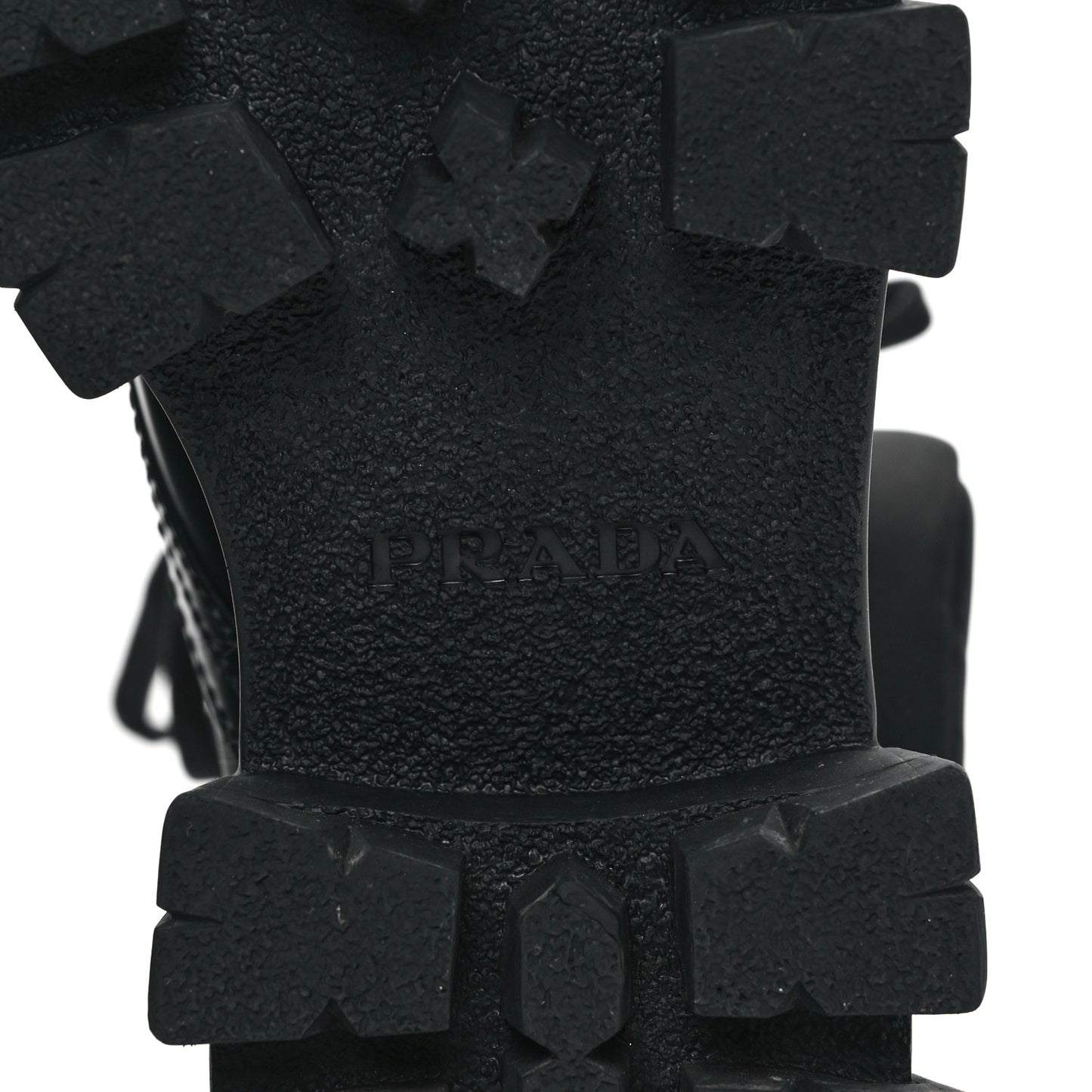 Spazzolato Rois Nylon Metal Triangle Logo Monolith Pouch Pocket 55mm Boots 35.5 Black