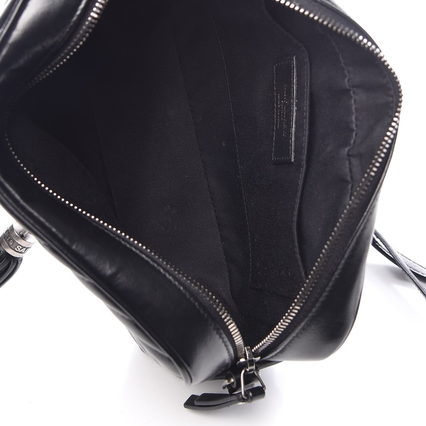 Calfskin Matelasse Monogram Lou Camera Bag Black