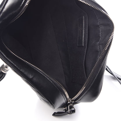 Saint Laurent Calfskin Matelasse Monogram Lou Camera Bag Black 5 of 9
