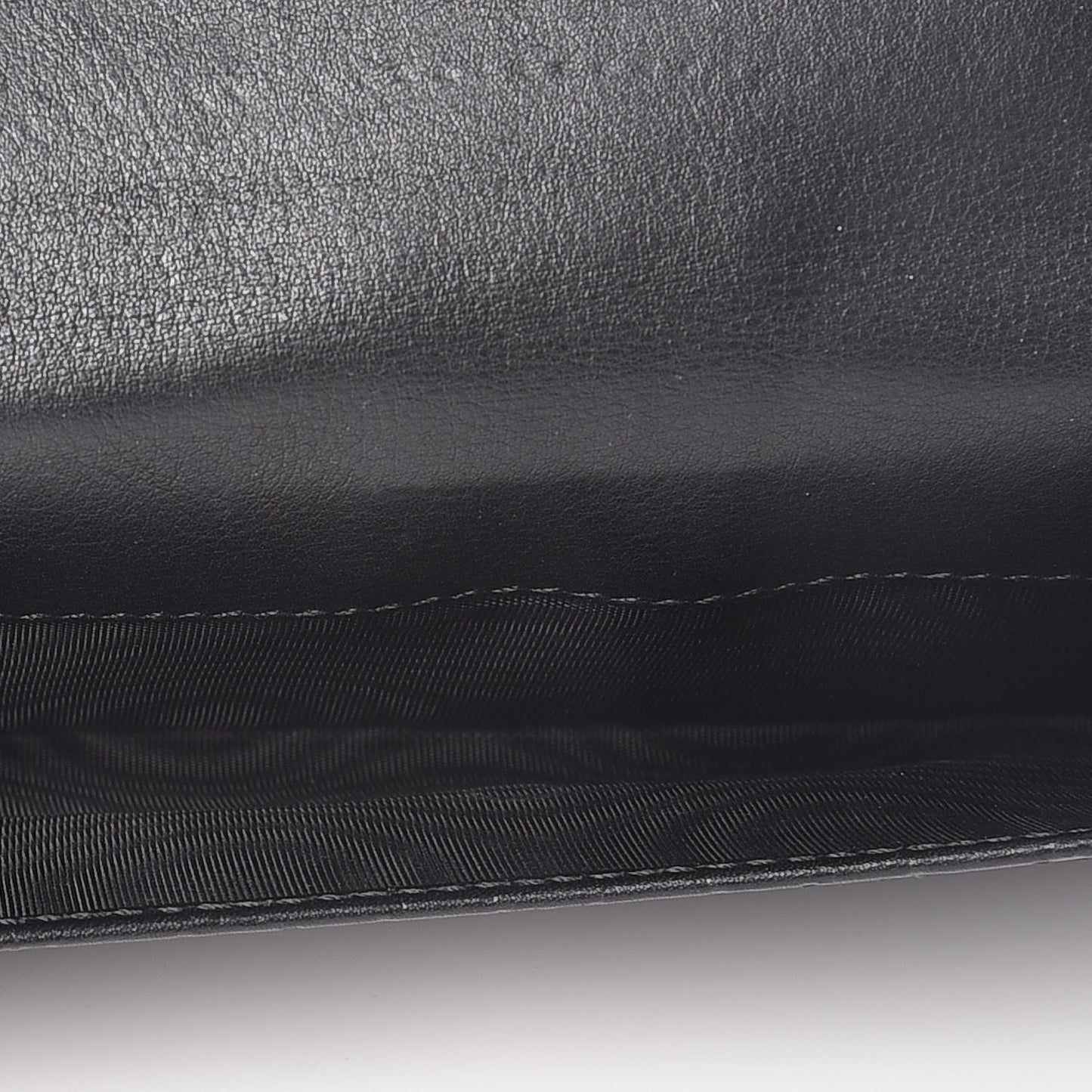 Microguccissima Continental Flap Wallet Black