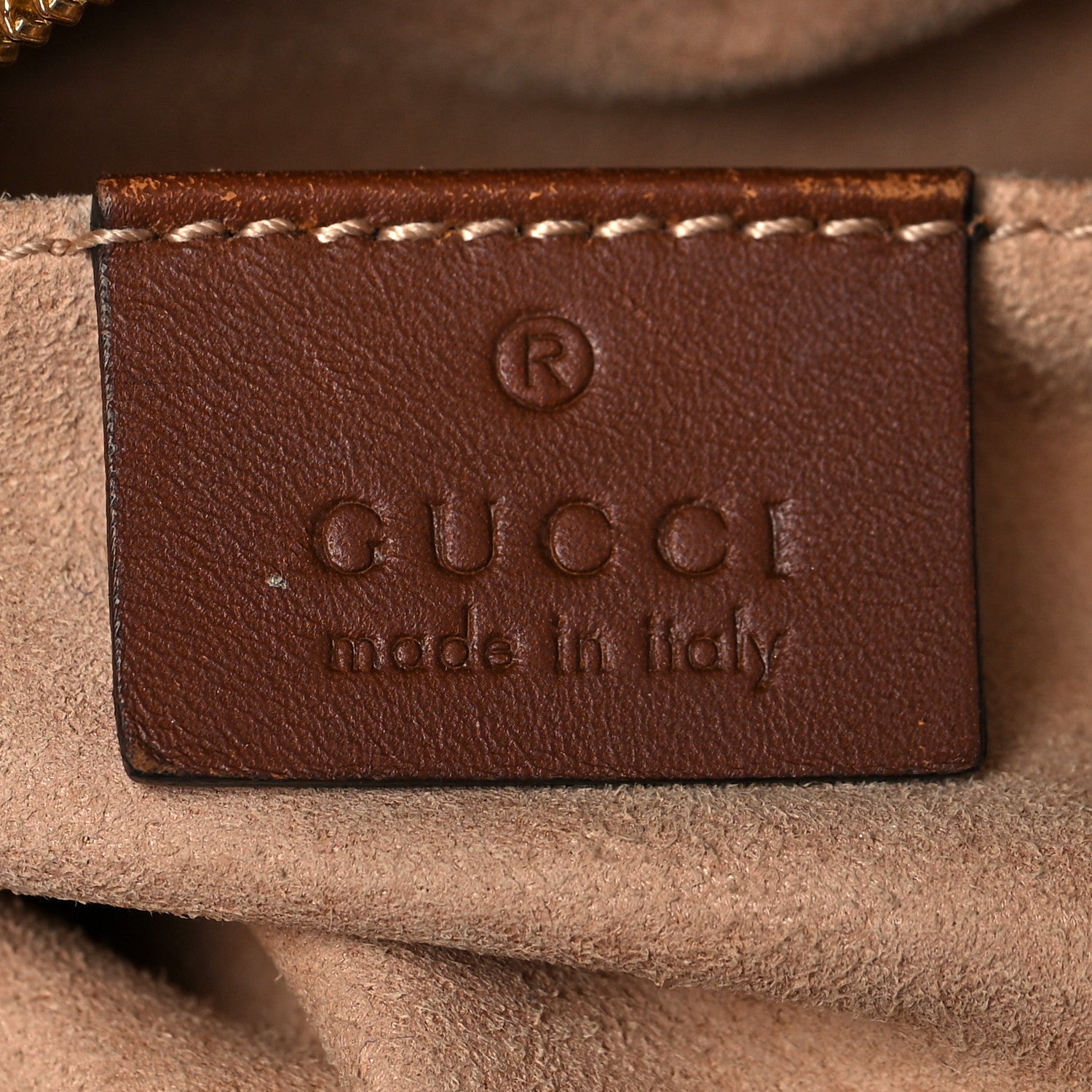 Gucci GG Supreme Monogram Floral Embroidered Mini Chain Shoulder Bag Beige Tuscany 6 of 17
