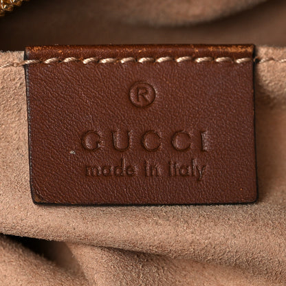 Gucci GG Supreme Monogram Floral Embroidered Mini Chain Shoulder Bag Beige Tuscany 6 of 17