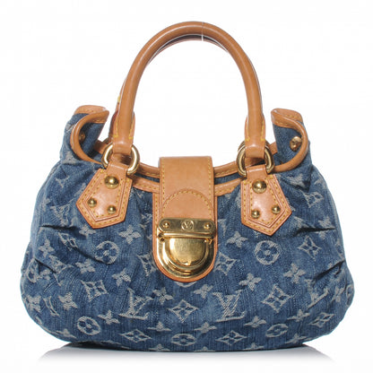 Louis Vuitton Monogram Denim Pleaty Blue 1 of 7