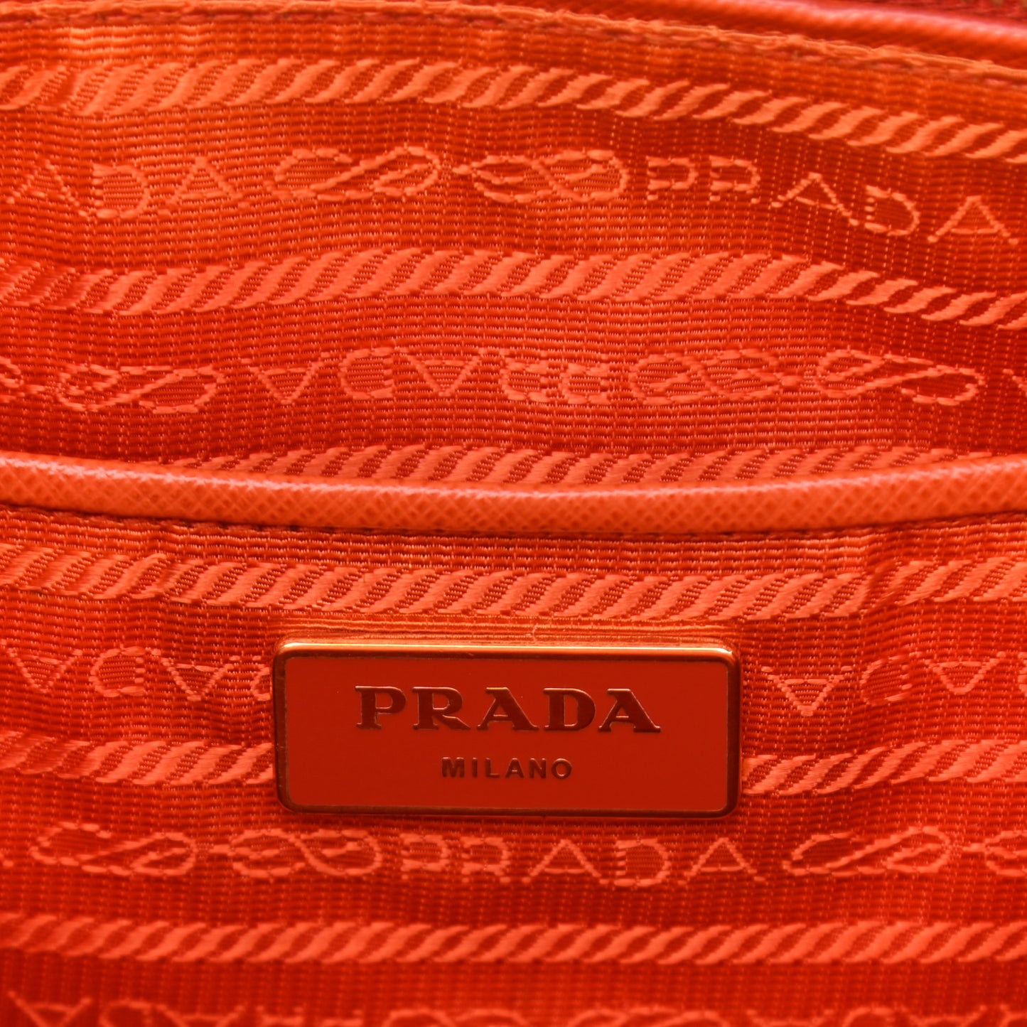 Saffiano Lux Parabole Tote Papaya