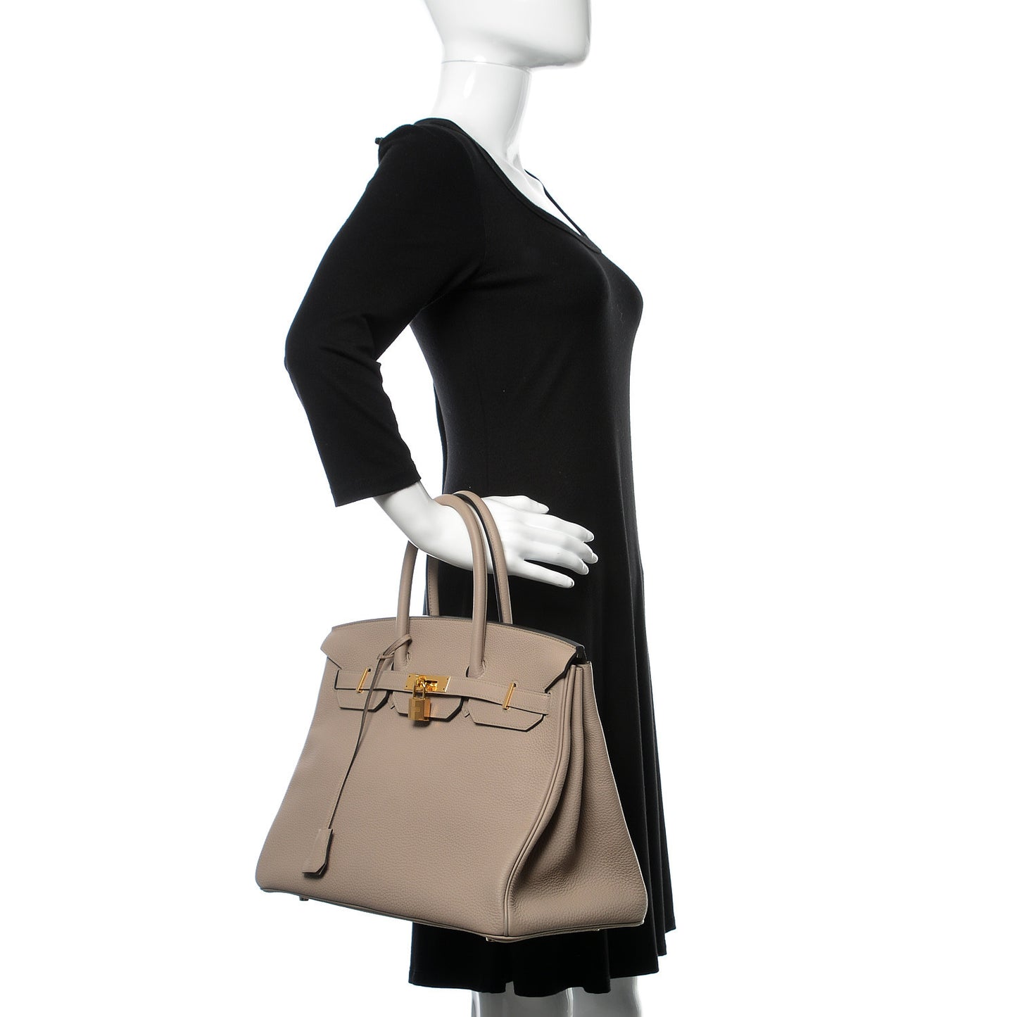 Togo Birkin 35 Gris Asphalte