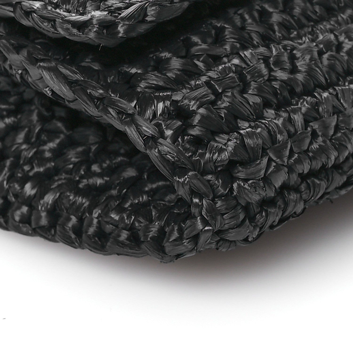 Saint Laurent Raffia Monogram Tassel Kate 99 Black 9 of 11