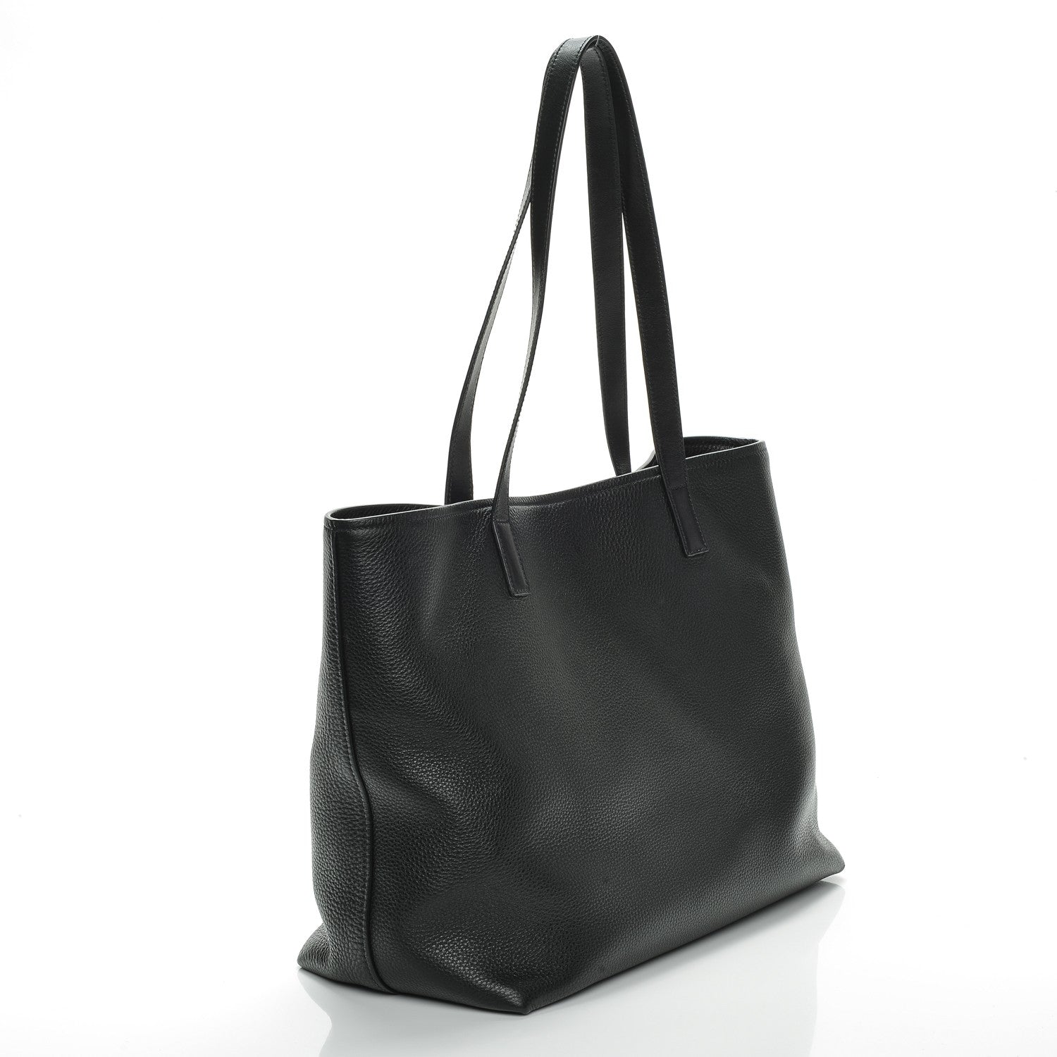 Prada Vitello Daino Tote Nero Black 3 of 8