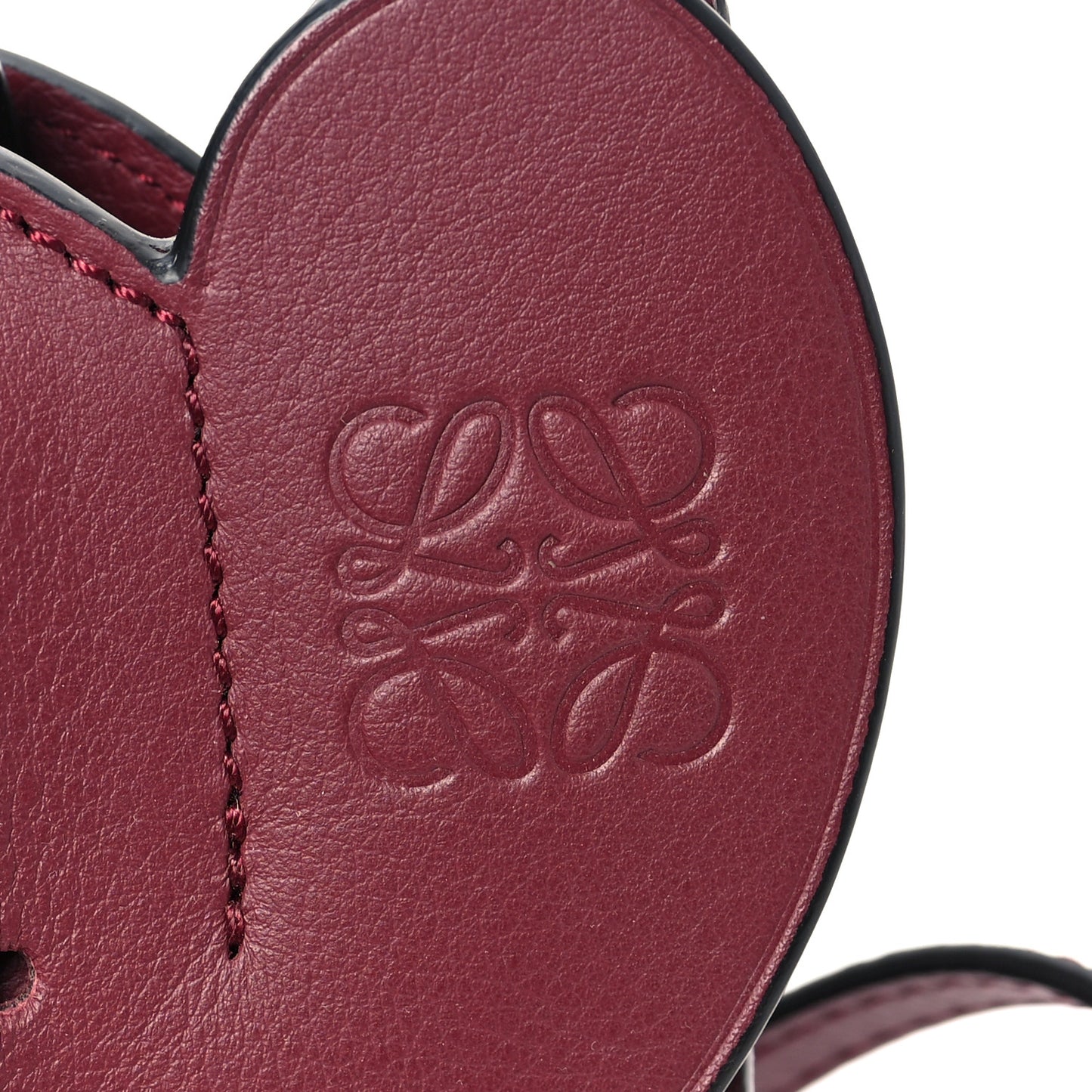 Calfskin Elephant Pouch Crossbody Bag Wine