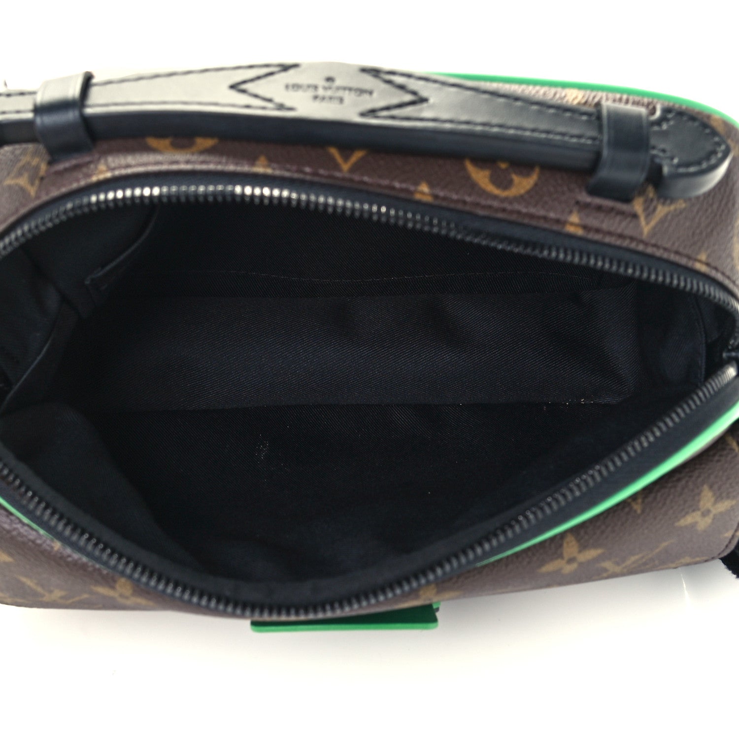 Louis Vuitton Monogram Macassar S Lock Messenger Minty Green 5 of 11