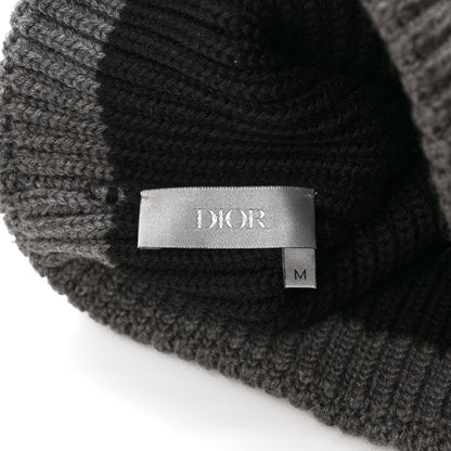Christian Dior Knit Hat M Grey Black 5 of 5