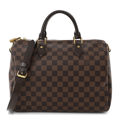 Louis Vuitton Damier Ebene Speedy Bandouliere 30 1 of 11