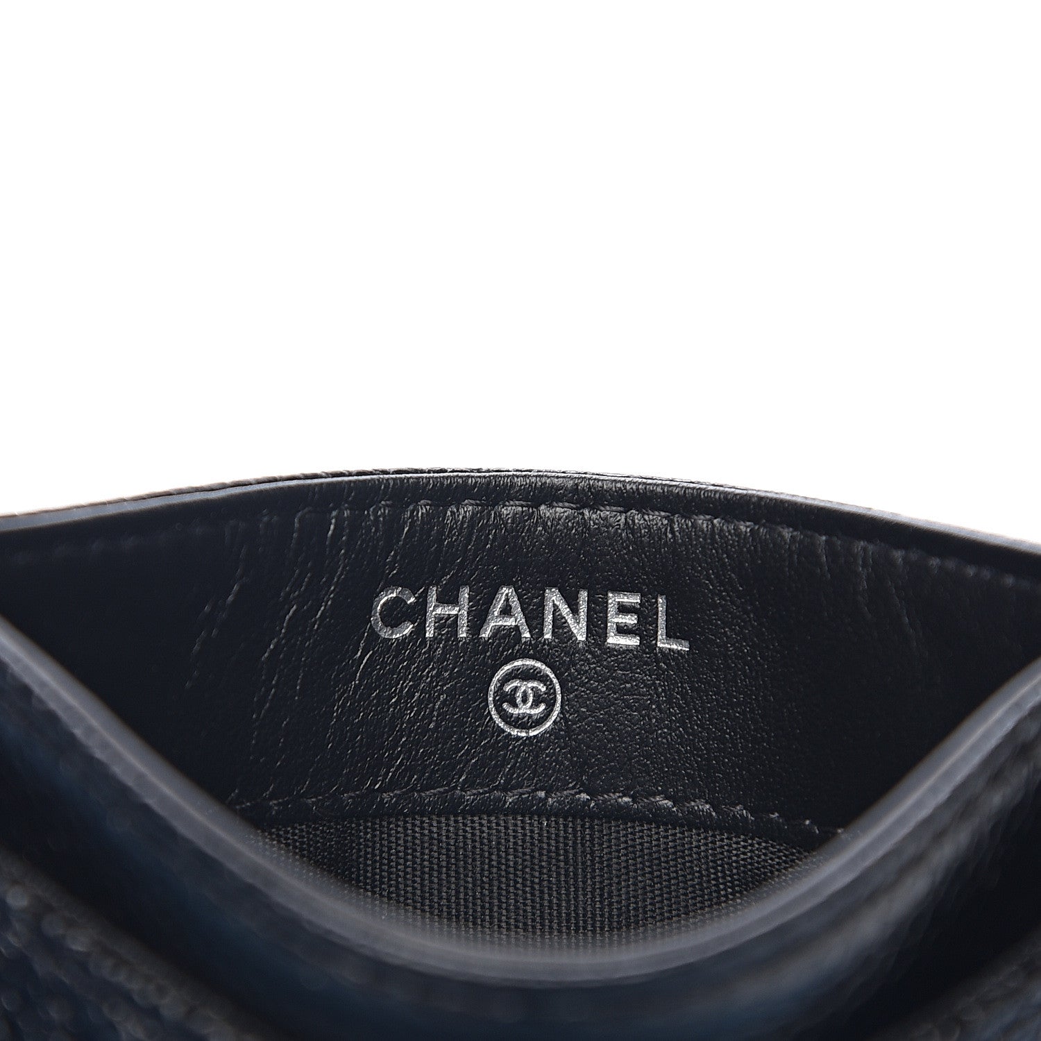 Chanel Caviar Quilted Incognito Card Holder Black 7 of 9