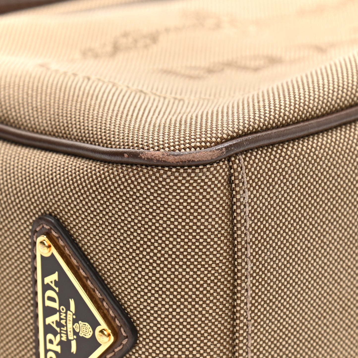 Jacquard Logo Camera Bag Corda Bruciato