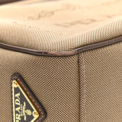 Prada Jacquard Logo Camera Bag Corda Bruciato 10 of 15