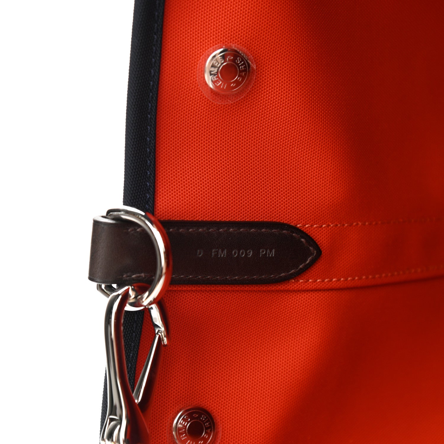 Hermes Toile Sac De Pansage Groom Bleu Navy Feu 9 of 13