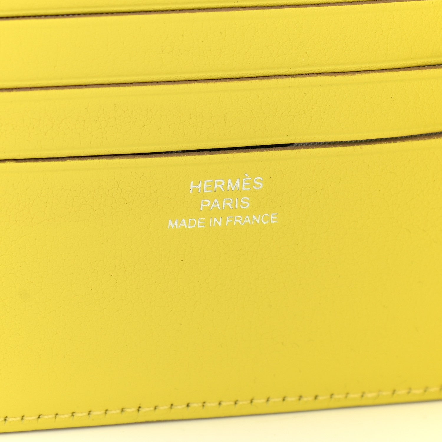 Hermes Swift Citizen Twill Compact Wallet Lime 6 of 8