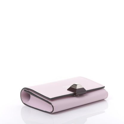 Fendi Vitello Liberty Studded Fold Over Card Holder Peonia 4 of 10