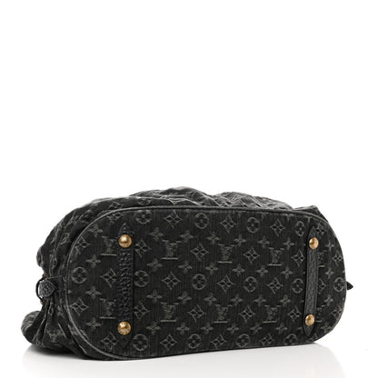 Louis Vuitton Denim Mahina XL Black 4 of 12