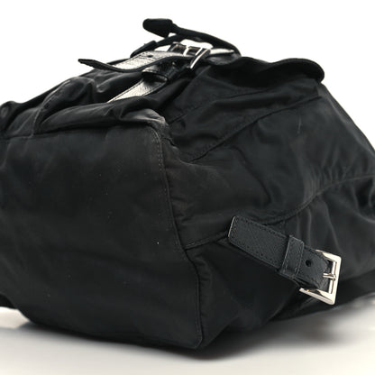 Prada Nylon Vela Medium Backpack Black 9 of 9