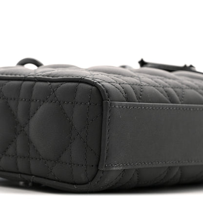 Christian Dior Ultra Matte Calfskin Cannage Medium Lady D-Joy Black 9 of 10