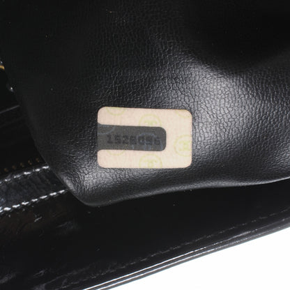 Chanel Patent Quilted CC Shoulder Bag Black 8 of 8