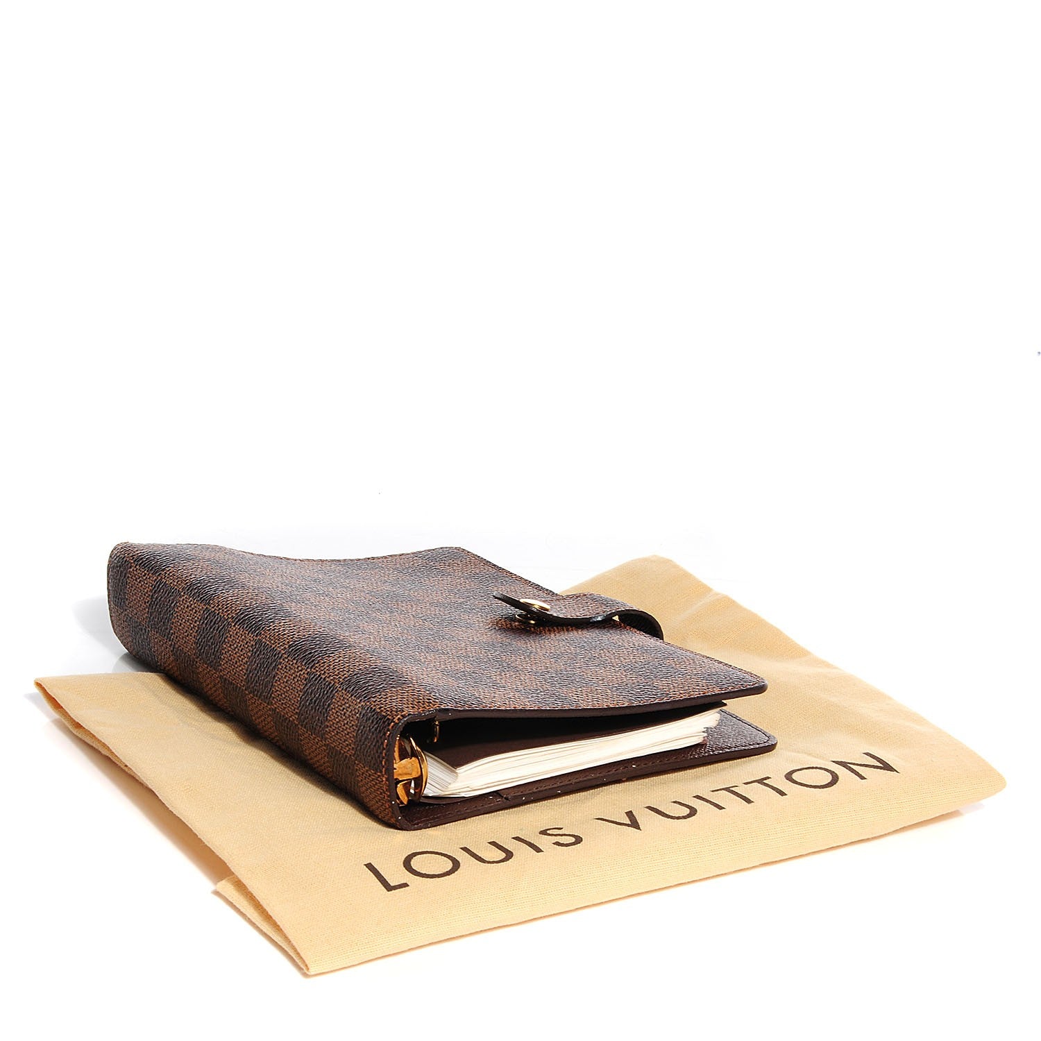 Louis Vuitton Damier Ebene Medium Ring Agenda Cover 4 of 7