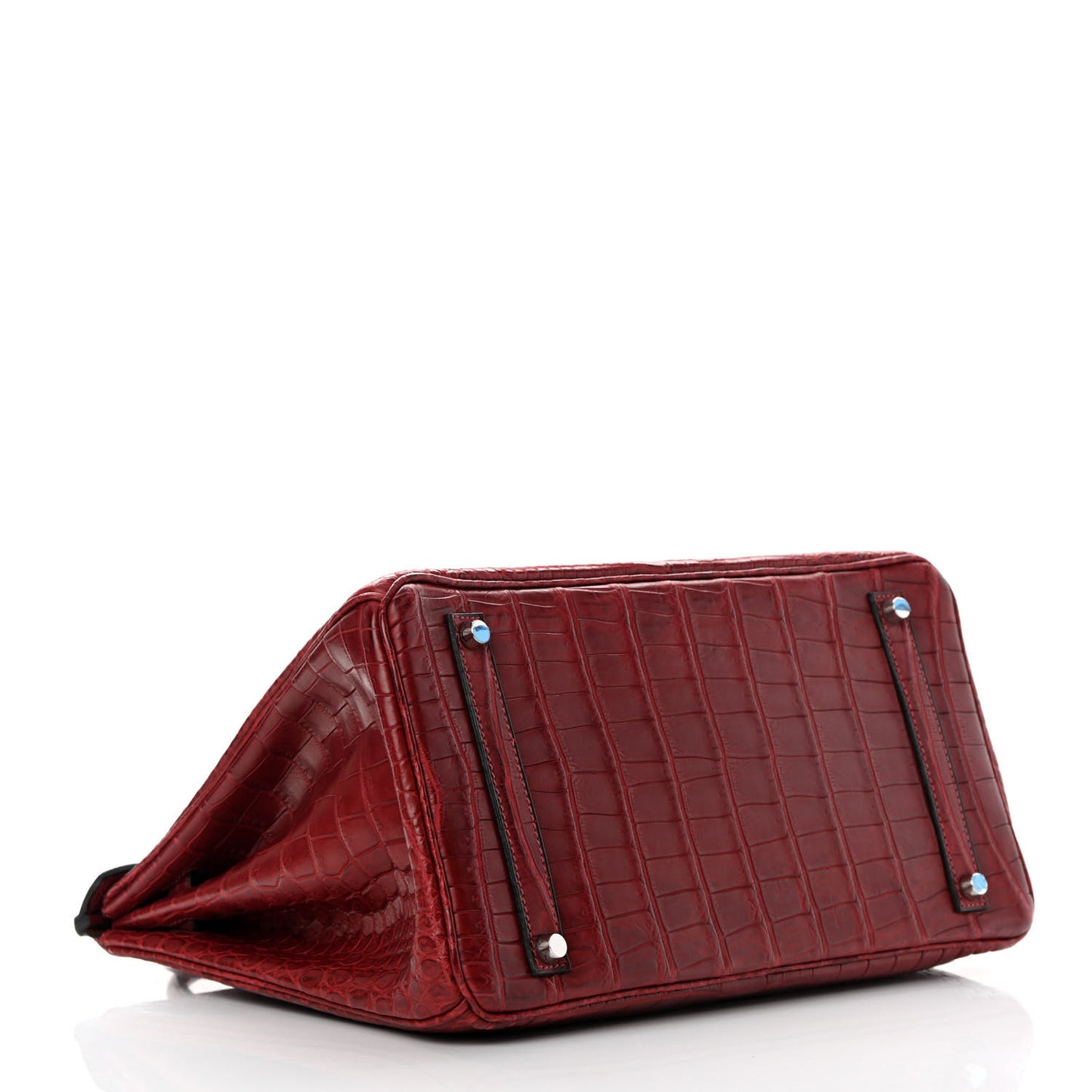 Matte Porosus Crocodile Birkin 35 Rouge H