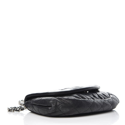 Chanel Caviar Half Moon Wallet On Chain WOC Black 4 of 15
