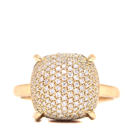 Tiffany 18K Yellow Gold Diamond 12mm Paloma Picasso Sugar Stacks Ring 53 6.5 1 of 6