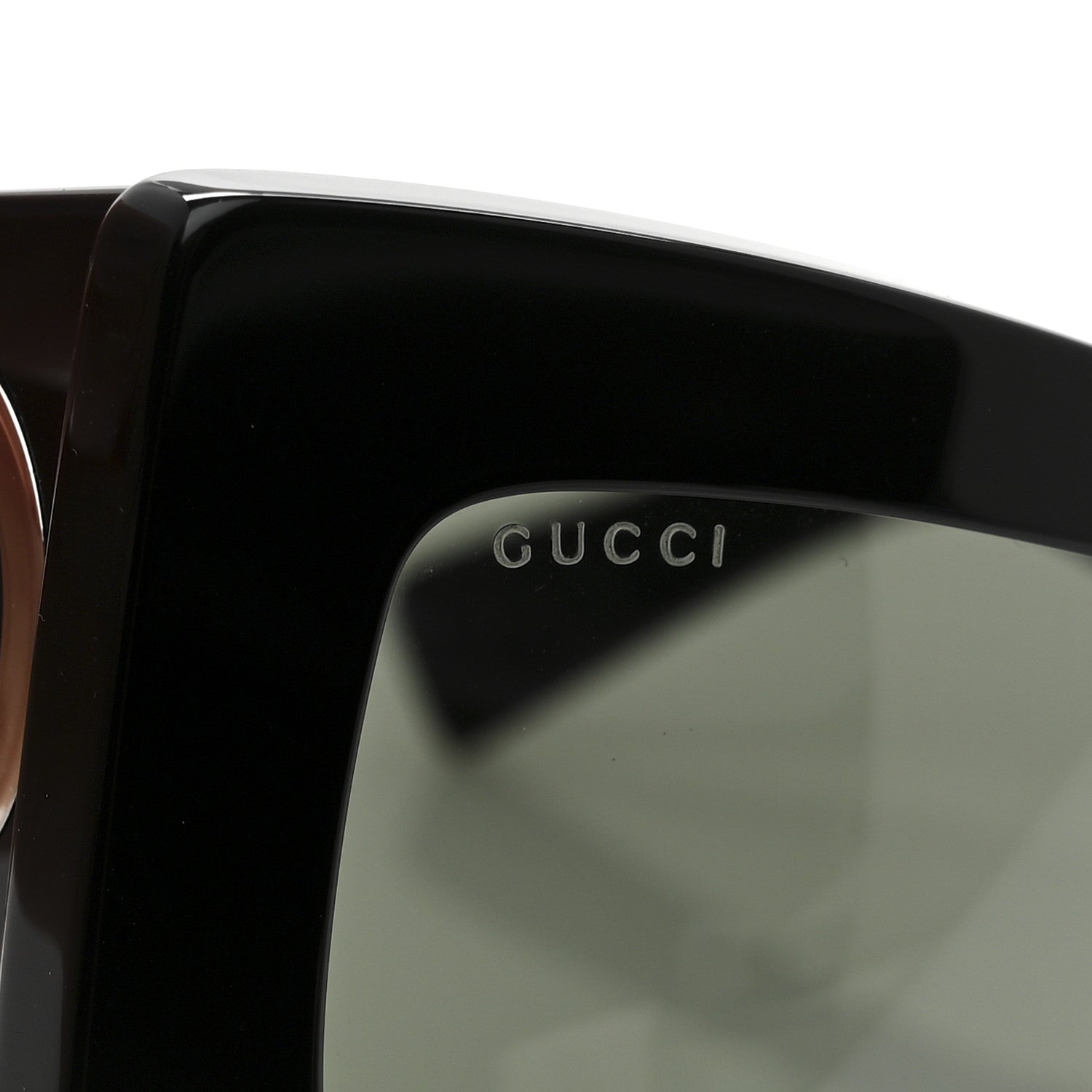 Gucci Acetate Square Frame Sunglasses GG1842S Black 7 of 8