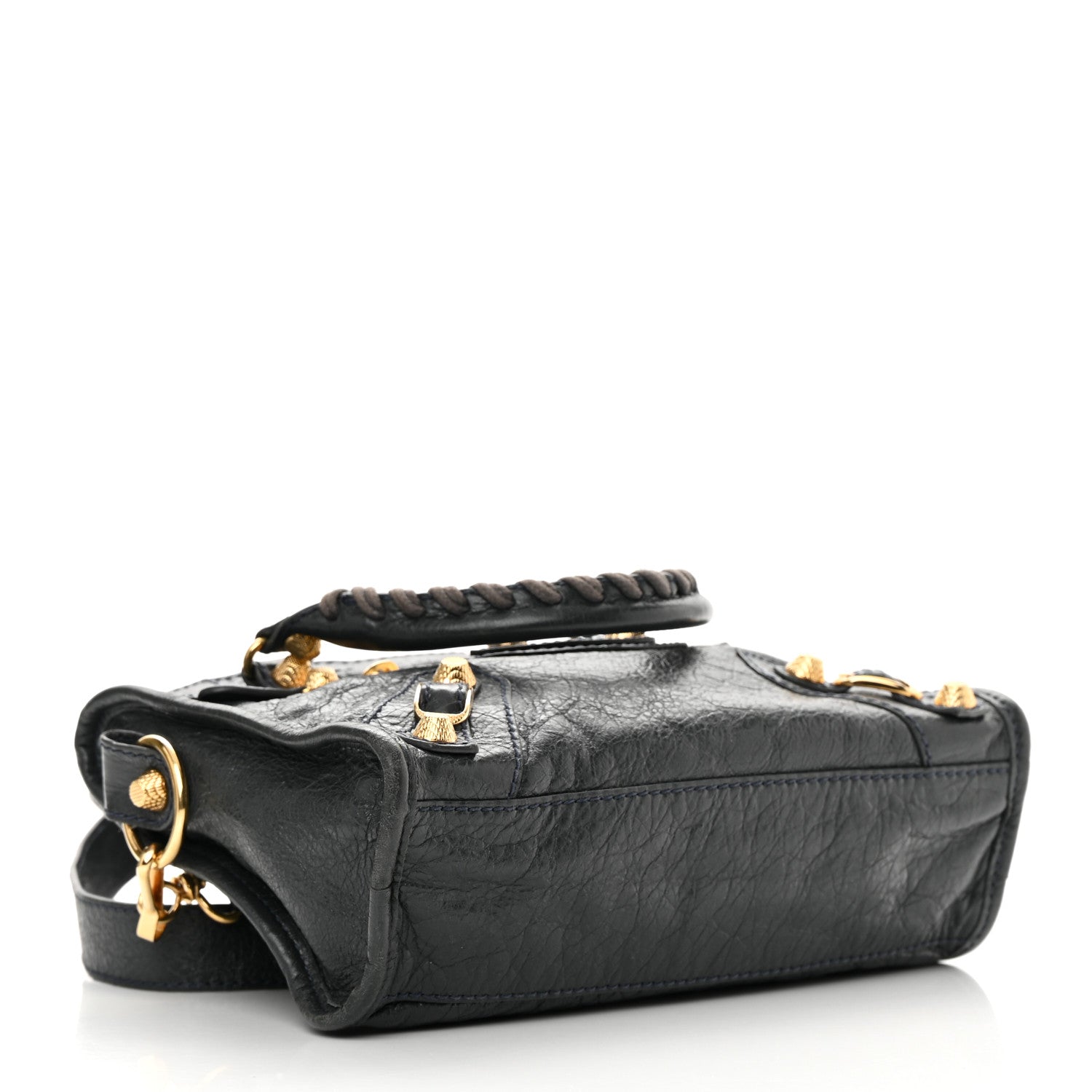 Balenciaga Agneau Giant 12 Gold Hardware Mini City Anthracite 4 of 21