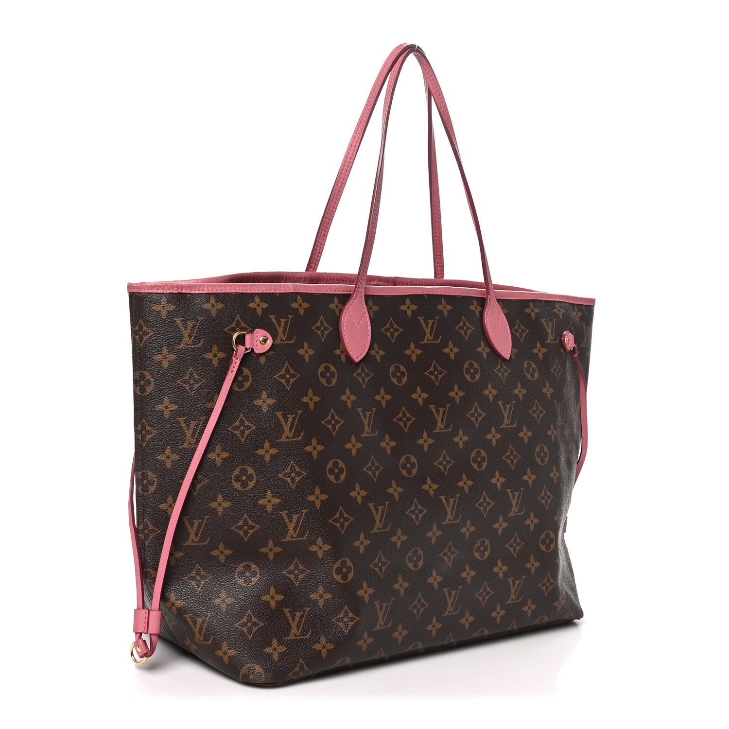 Louis Vuitton Monogram Articles de Voyage Ikat Neverfull GM Rose Velours 2 of 10