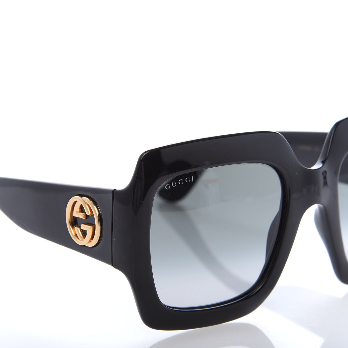 Acetate Square Frame Sunglasses GG0053S Black